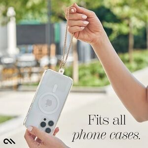 NEW Dainty Gold Chain Phone Charm